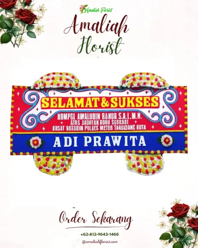 Karangan Bunga Ucapan Selamat di Silandit